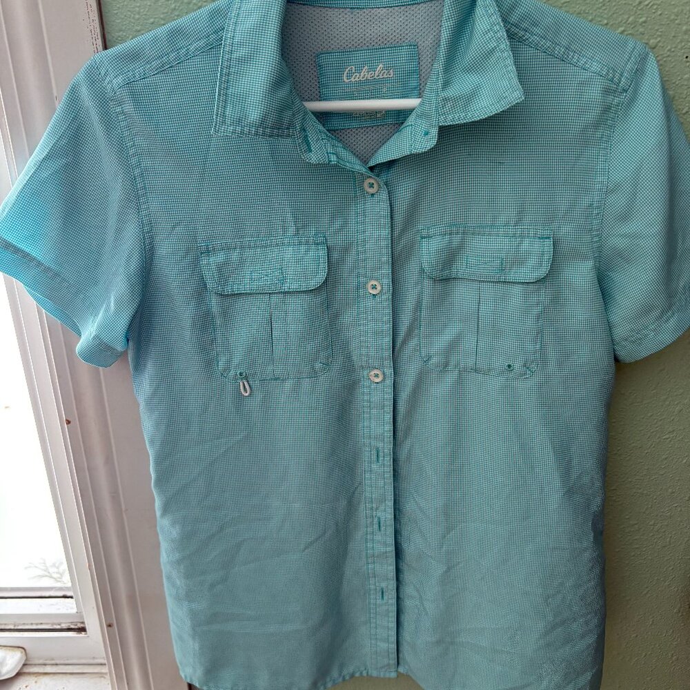 Light blue button up shirt